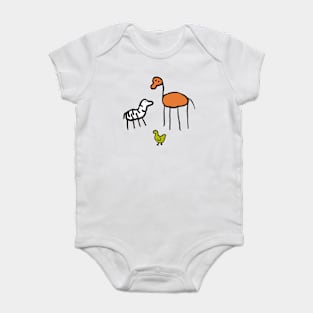 Three Friends Baby Bodysuit